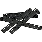 Compatible with M-LOK Single Slot Panel Polymer Nylon Heat Resistant 5 Pack(Black) (A)
