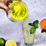 EZ Citrus Juicer - 8 oz. Manual Lemon Juicer with ARK Reamer for Maximum Extraction - Top Rated Premium Design