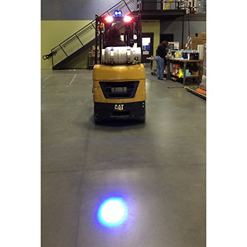 J.W. Speaker 1706311- Model 770 BLU 12-110V LED Blue Material Handling Safety Spot Light 5" x 3" Oval