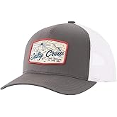 Salty Crew Men's Graphic Logo Retro Trucker Hat - Unisex Adjustable Baseball Hat for Adults - Premium Cotton