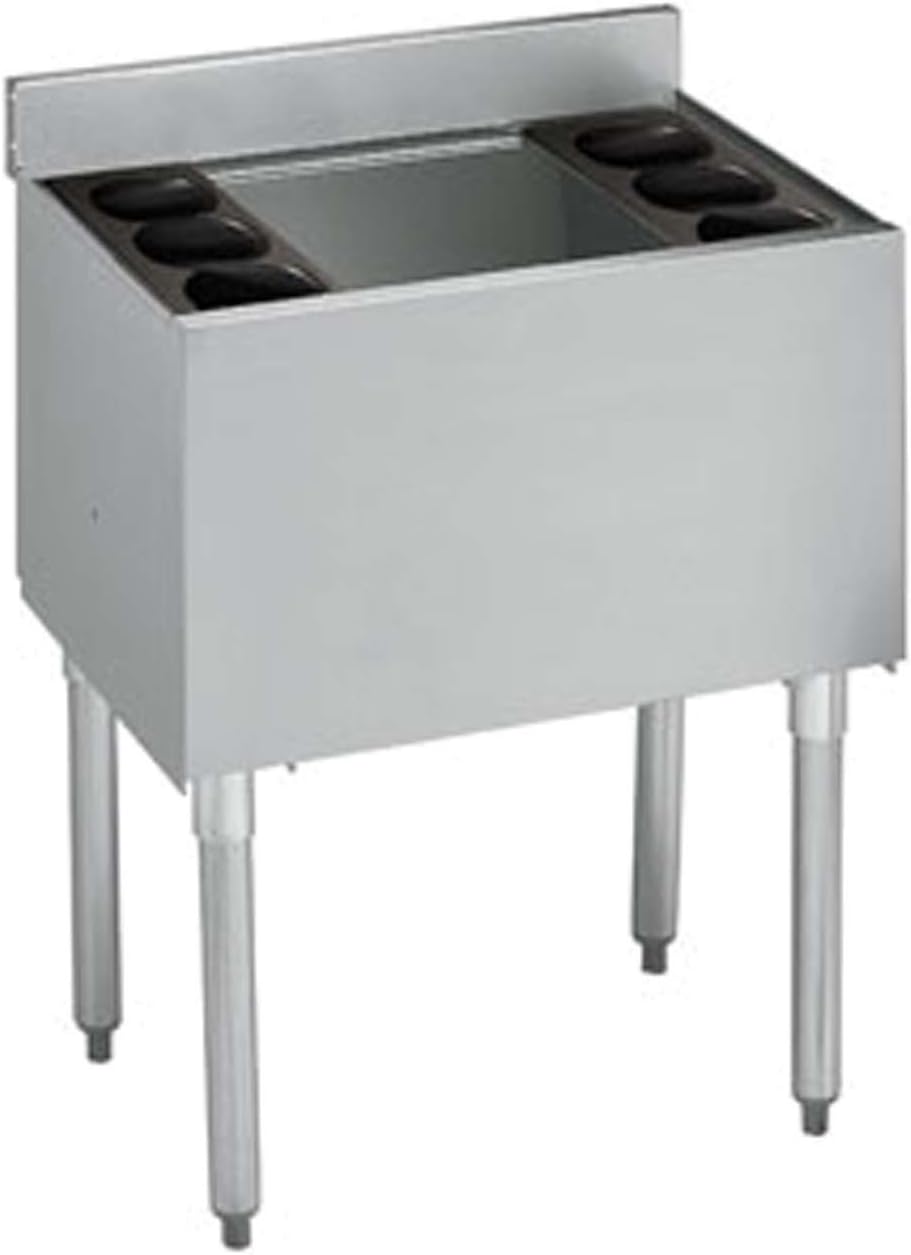 Amazon Com Krowne Metal 18 24 7 Ice Bin Stainless Steel 24 W 18 1 2 D 80 Lb Ice Capacity Includes 7 Circuit Cold Plate Ice Buckets Kitchen Dining
