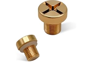 povtii Radiator Coolant Expansion Tank Bleeder Screw, 17111712788 Coolant Air Bleeder Screw with Rubber O-ring, Radiator Expa