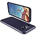 Galaxy S8 Plus Case, TORRAS 2 in 1 Hybrid Anti Fingerprint Slim Fit Soft TPU Cover with Hard Plastic Bumper Scratch Resistant Phone Case for Samsung Galaxy S8 Plus, Navy Blue//Blue Edge