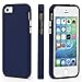 CellEver Heavy-Duty Case for iPhone 5/5s/SE (1st Gen 2016 Edition) - Dual Layer, Military Grade Protection, Elevated Screen & Camera Protection, Slim, Shockproof Non-Slip Phone Cover (Navy Blue)
