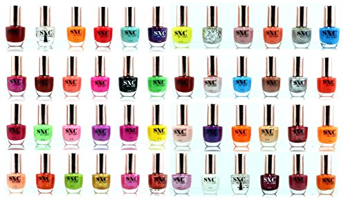 SXC Cosmetic 48 Christmas Time Collection Nail Lacquer Nail Polish, Professional Quality & Quick Dry, 15ml/0.5oz Each, Perfect Gift For Holiday