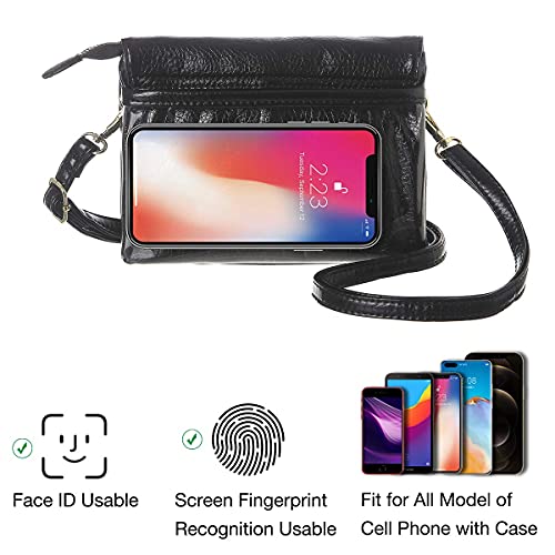 MINICAT INICAT Small Crossbody Purse Built in Wallet Crossbody Bags