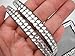 ALL in ONE Rhinestone Lanyard Bling Crystal Necklace + Card Holder for Id/Key/Cell Phone (White)
