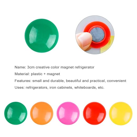 GerTong Imanes de Nevera Color sólido para Cocina en casa, 10 ...