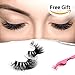 3D Mink False Eyelashes Premium Natural Mink Fur - FREE Applicator Clip, Gift Box - Thick and Long, Luxury Glamorous Sexy