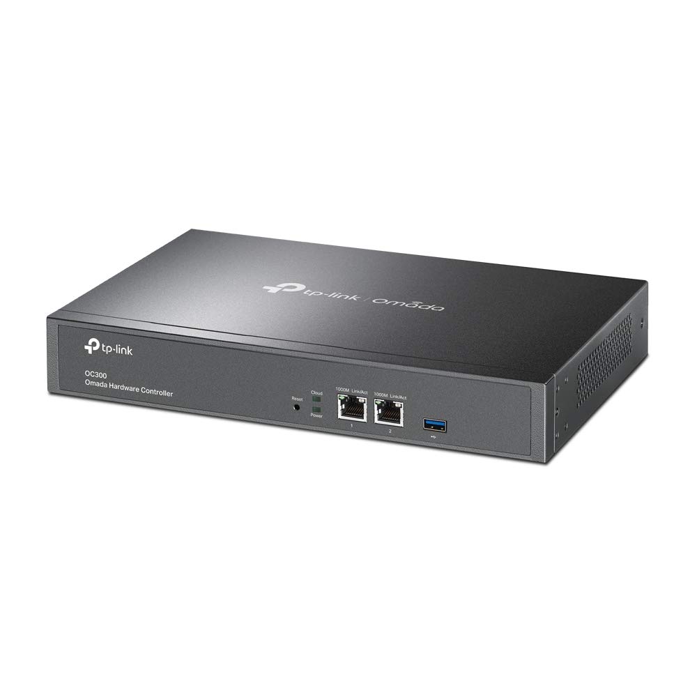 TP-Link OC300 Hardware Controller, 2 xGigabit Ports, USB 3.0 port, for auto backup, Real-Time Network Topology,Free Cloud and Centralized Management, Easier Network Maintenance, Omada App