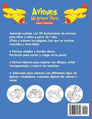 Aviones Mi Primer Libro Para Colorear Libro De Dibujo Para Ninos Y Ninas A Partir De 1 Ano Libro Para Garabatear Dibujar Y Disfrutar By Publishing Jpv Amazon Ae