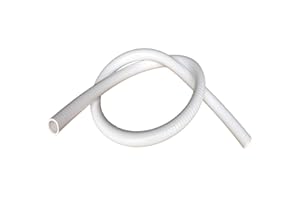 TEKTUBE 1" Dia. X 25' - White Schedule 40 Ultra Flexible PVC Pipe- Made in the USA