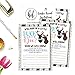 Hadley Designs 25 Buck or Doe Deer Gender Reveal Baby Shower Party Invitation Cards Pink Blue He She Personalized for Unisex Invite Guess If It's a Boy or Girl Fill In The Blank Printable Invite Pack