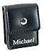 Personalized Visol Black Leather Belted Square Lighter Pouch with Free Laser Engravingthumb 1