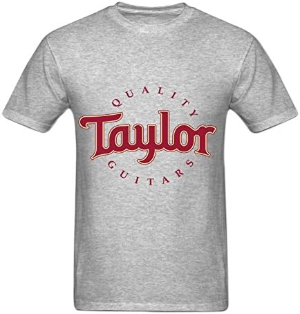 Allthelynic Summer Taylor Quality Guitars Graphic T Shirts for Men XXXL Grey