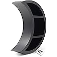 Large Crescent Moon Shelf for Crystals - Floating Display Shelf also for Essential Oils, Nail Polish, Small Hanging Plants or other Decorative Pieces