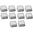 Keycap MX Compatible Double-Layer Keycaps Removable (Single, Transparent, 10 Pack)
