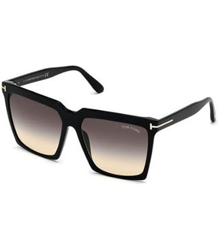 Tom Ford EDEN FT1110 05C Sunglasses – Black Transparent Square Cat Eye Mirror Sunglasses Tom Ford Eden FT1110 (01B) FT1110 Woman | Free  main image 4