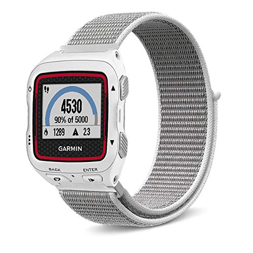 C2D JOY Sport Loop for Garmin Forerunner 920XT Watch Band Replacement GPS Multi Sport WatchWoven Nylon Wrist Bands No Buckle Needed - Nectarine, Medium Fits 5.2-8.2in. Wrists - Thumbnail 4