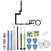 Unifix Silver Home Button Flex Connector Ribbon Cable Replacement Part for iPad Mini 3 3rd Gen + Premium Tools