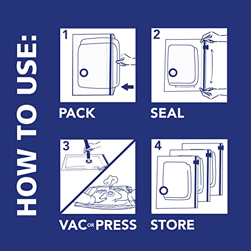 Hefty Shrink-Pak Vacuum Storage Bags - Space Saver for Under Bed Storage, photo 12