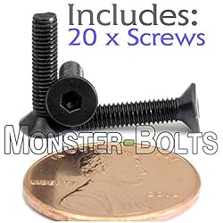 MonsterBolts - M3 x 14mm Flat Head Socket Cap