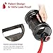 PORHOWE 2.2 Liter Sport Drinking Water Bottle BPA Free Plastic Big Capacity Large Leakproof Water Jug Container with Carrying Loop Water Bottle for Outdoor Sports Fitness Gym Workout Hiking & Office