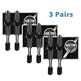 Airror Elastic No Tie Shoelaces for Kids and Adults, [3 Pair] Best Lock Shoelaces for Running and Walking Shoes, Ideal for Runners and Sneakers.Fit Most Shoes (Black/Black/Black)
