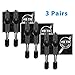 Airror Elastic No Tie Shoelaces for Kids and Adults, [3 Pair] Best Lock Shoelaces for Running and Walking Shoes, Ideal for Runners and Sneakers.Fit Most Shoes (Black/Black/Black)