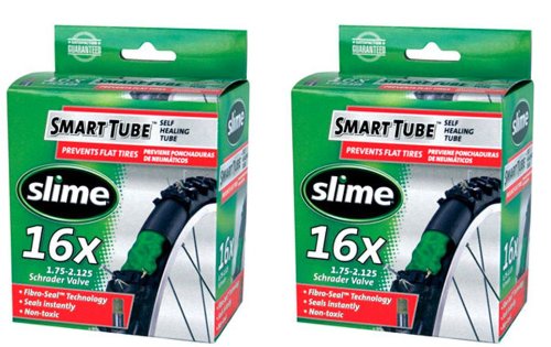 UPC 700112486623, Slime Smart Tube Schrader Valve Bicycle Tube (16 x 1.75-2.125), 2 Pack