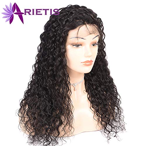 ARIETIS-Hair-16-inch-13x4-Lace-Front-Wigs-Water-Wave-Pre-Plucked-With-Baby-Hair-Brazilian-Virgin-Remy-Hair-Human-Hair-for-Black-Women-150-Density-Natural-Color