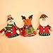 Wine Bottle Cover Bag Christmas Wine Decoration Decor Wine Bottle Dress Holiday Clothing Wine Bottle Lovely Gift Package Cover 3 Pieces/Set