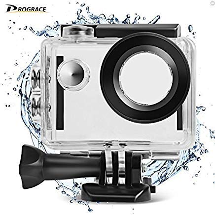 DROGRACE Waterproof Case Underwater Action Camera Housing Case Protective Housing Shell Compatible For SJCAM SJ4000 AKASO EK7000 EK5000 FITFORT DBPOWER EKEN