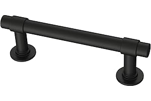 Franklin Brass Francisco (10-Pack) Cabinet Handles 3" Hole Center Pulls | Matte Black Hardware Kitchen Door, Drawers, Dressers, Furniture P29520Z-FB-B