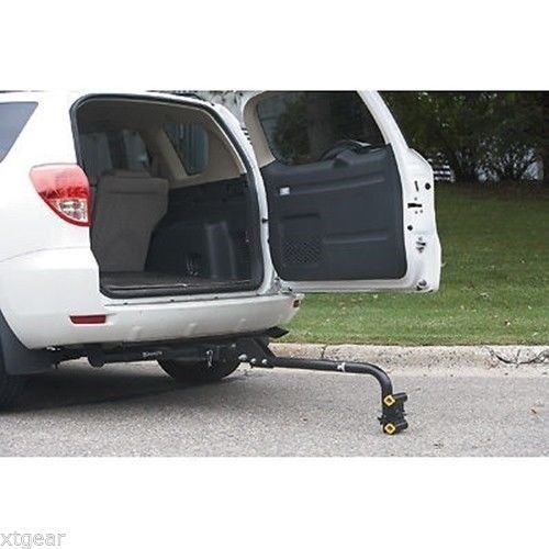SKEMiDEX---Heavy Duty 4 Bicycle Bike Rack Hitch Mount Carrier Car Swing Down SUV Truck Van. Deluxe steel carrier converts from 2- to 4-bike carrier with easy-to-use included extension