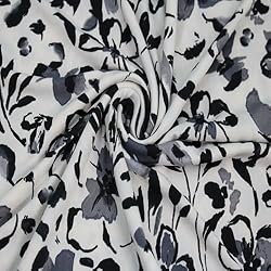 60" Wide Printed 4-Way Stretch Venezia Polyester