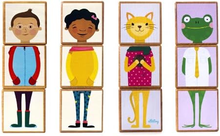 Mixmates Set of 2: Animals + Boys &amp; Girls by Attatoy