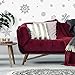 RoomMates RMK1413SCS Glitter Snowflakes Peel and Stick Wall Decals
