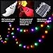 Halloween String Lights, YUNLIGHTS 14.7ft 40 LED Waterproof Ghost Light with 8 Modes, Battery Powered, Multicolor