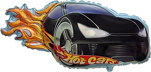 Missy Moo Black Hot Cars Shaped 26" Foil Balloon