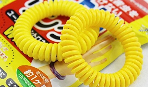 EDOU 12 Pezzi Antizanzare Braccialetto Repellente alla Zanzara Braccialetto DEET-FREE 100% Naturale Insetticidi Salviettine Anti Zanzara Impermeabile Per Uso Interno Da Viaggio Al Coperto Bambini Adulti 6 Colori