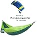 DQS Double Camping Hammock, Portable Lightweight Parachute Nylon Fabric Hammock,600 lbs Capacity, for Outdoor, Camping, Backpacking, Travel, Garden, Yard, Beach, Swing, Any Adventure