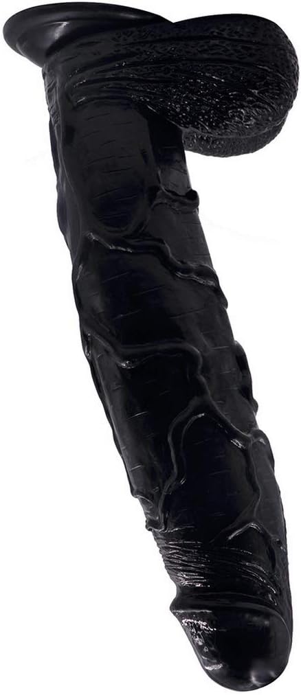 UsmanZY6 Dǐcks fōr Wōmēn Tòy, L:11.6" Flexible Thick Strapless Portable Size Women Waterproof Strong Vibrating Stick Body-Safe Black