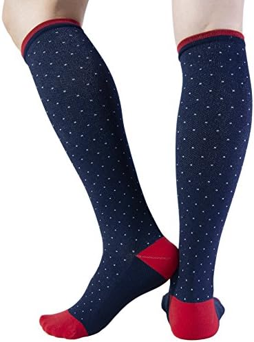 Trtl Compression Socks - Gentle Graduated Compression (15-20mmHg), Comfort, and Quality Knitting, Hugs The Natural Curves of Your Legs and Feet (Paris, Large)