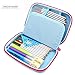 Pencil Case, iDelta 3D Cute EVA Unicorn Pen Pouch Stationery Box Anti-Shock Large Capacity Multi-Compartment for School with 4 unicorn pens