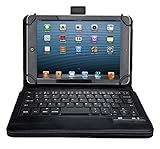 IVSO ASUS VivoTab 8 M81C (2014 Version) Ultra-Thin High Quality Bluetooth Keyboard Portfolio Case - DETACHABLE Bluetooth Keyboard Stand Case / Cover for ASUS VivoTab 8 M81C (2014 Version) Tablet (Black)