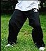 ZooBoo Chenjiagou Tai Chi Pants – Black Cotton Martial Arts Training Trousers for Tai Chi &Kung Fu & Martial Arts Practice (M)