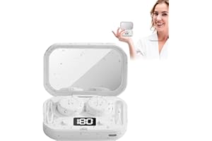 BNXXL SKIN Contact Lens Cleaner Machine, Soft Contact Lenses Cleaners Case with Night Light, Automatic Vibration Contact Lens Cleaning Kit for Traveling White