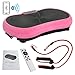 Nova Microdermabrasion Crazy Fit Full Body Vibration Platform Massage Machine Workout Trainer with Bluetooth Music Connection