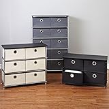 Brylanehome 6-Drawer Storage Wardrobe (Black)